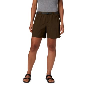 Columbia Sandy River Cargo, Pantalones Cortos Verde Oliva Para Mujer | 875109-YRD